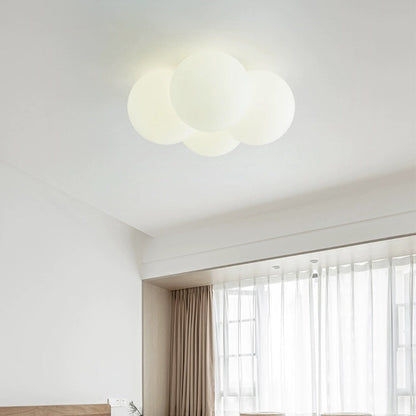 Modern White Cloud Bubbles Ceiling Light