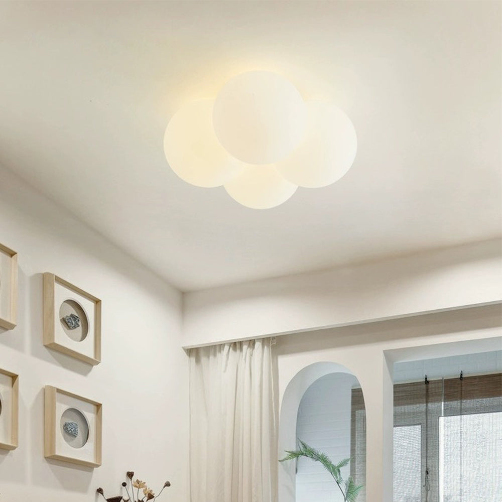 Modern White Cloud Bubbles Ceiling Light