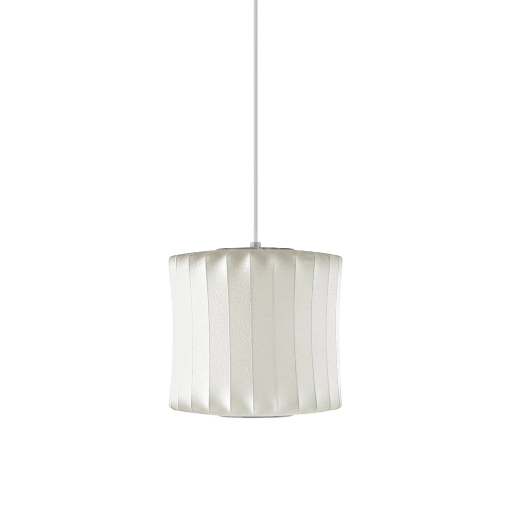 Nordic White Lantern Saucer Pendant Light For Living Room