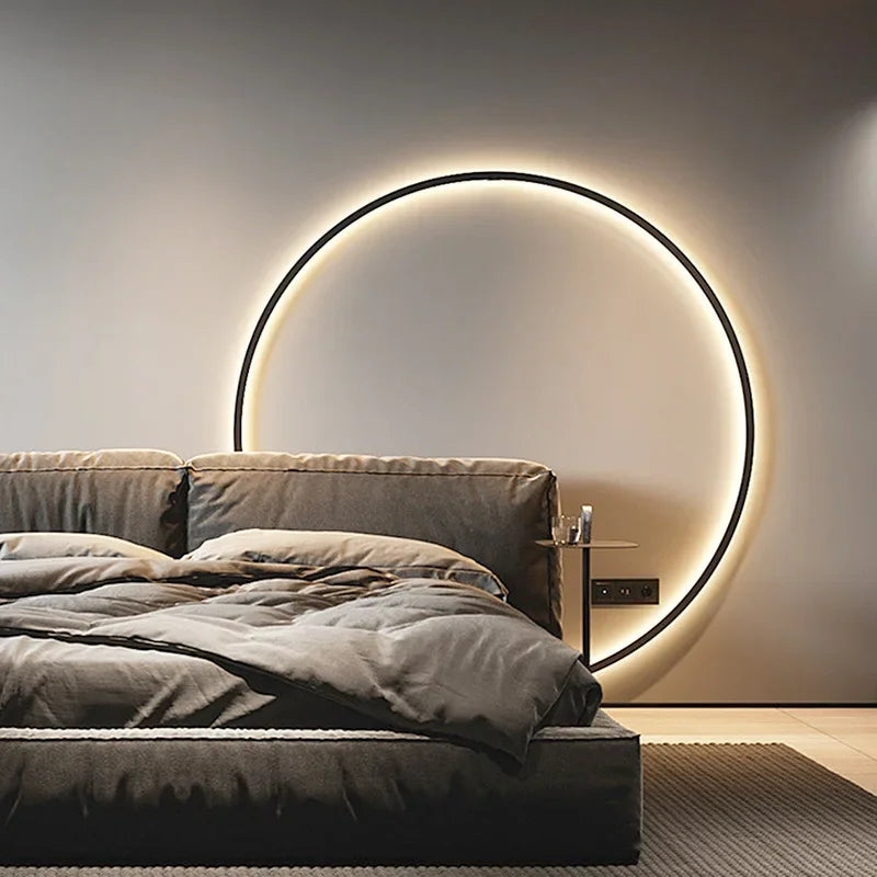 LumiRing - minimalist circle wall light