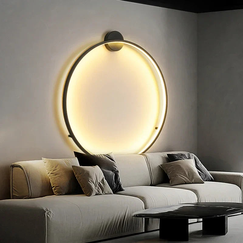 LumiRing - minimalist circle wall light