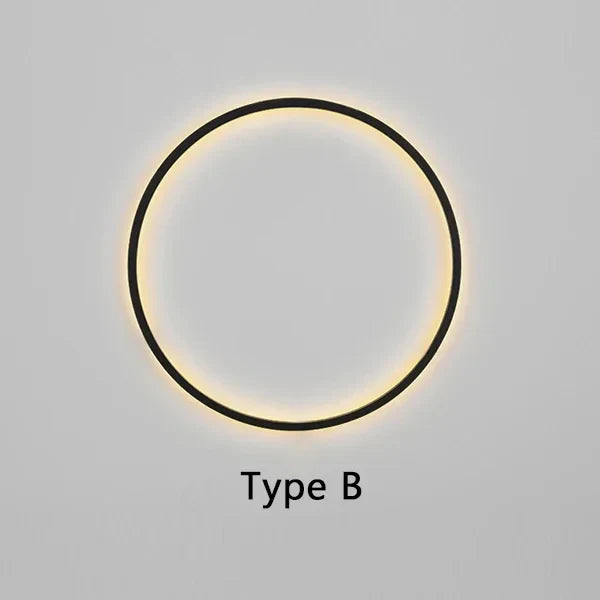 LumiRing - minimalist circle wall light
