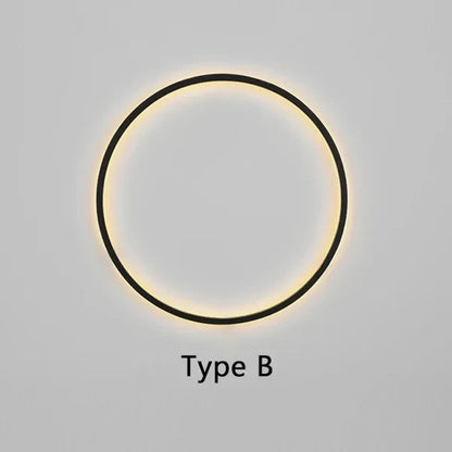 LumiRing - minimalist circle wall light
