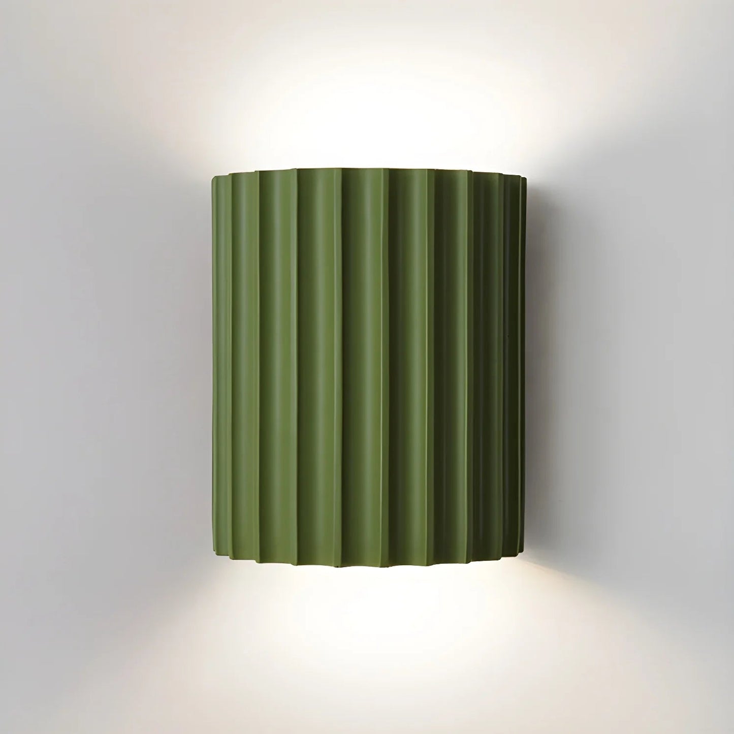 Modern Half-Circle Resin Wall Sconce For Living Room