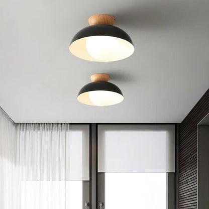 Modern Minimalist Semi-Flush Mount Ceiling Light