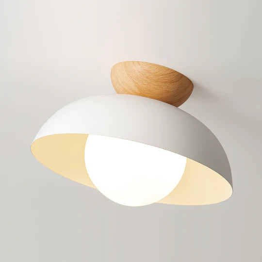 Modern Minimalist Semi-Flush Mount Ceiling Light