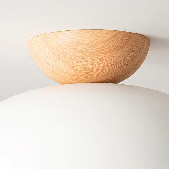 Modern Minimalist Semi-Flush Mount Ceiling Light
