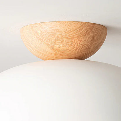 Modern Minimalist Semi-Flush Mount Ceiling Light