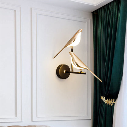 Modern Led Art Design Bird Wall Light