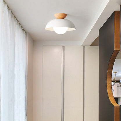 Modern Minimalist Semi-Flush Mount Ceiling Light