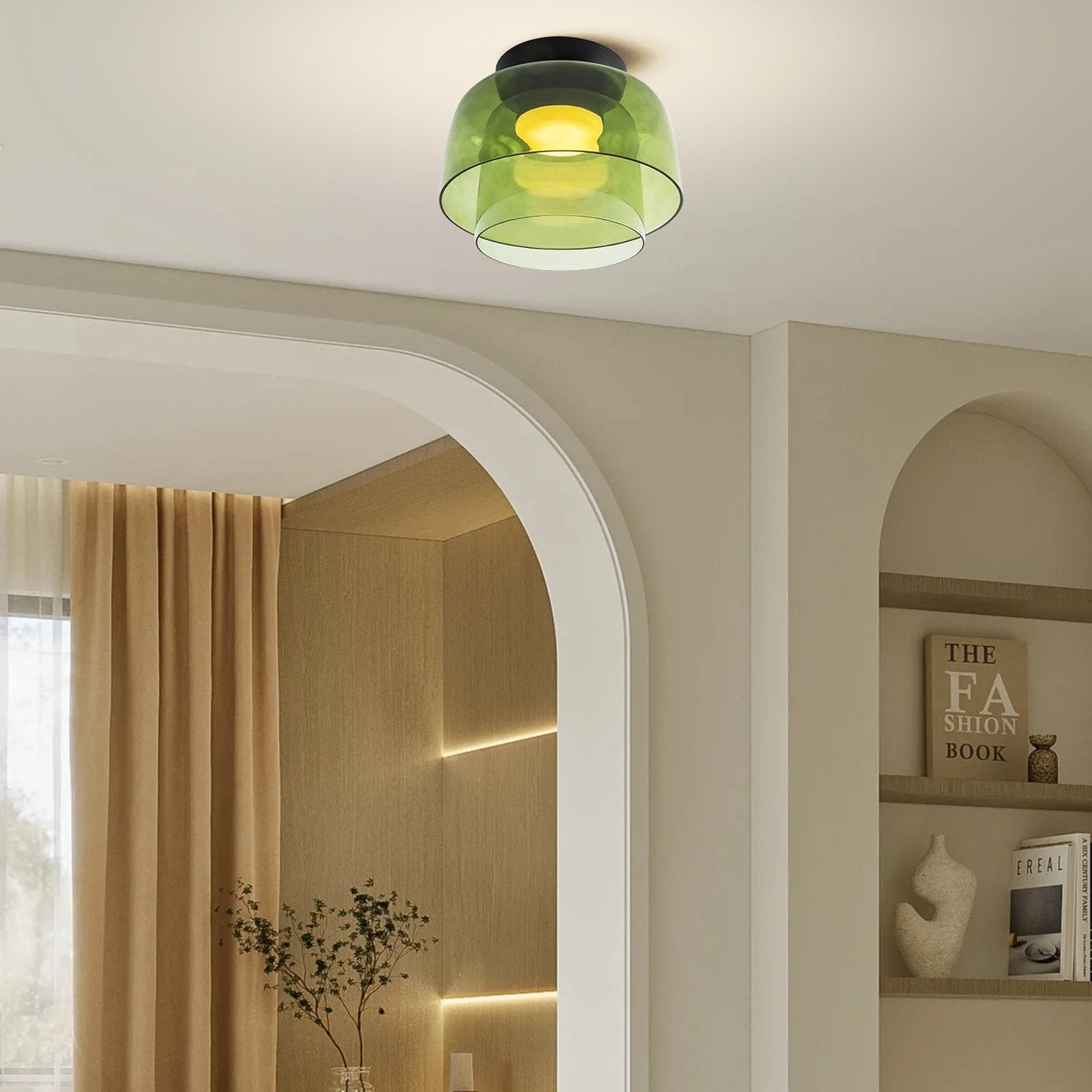 Modern Designer Creative Glass Ceiling Lamp For Living Room