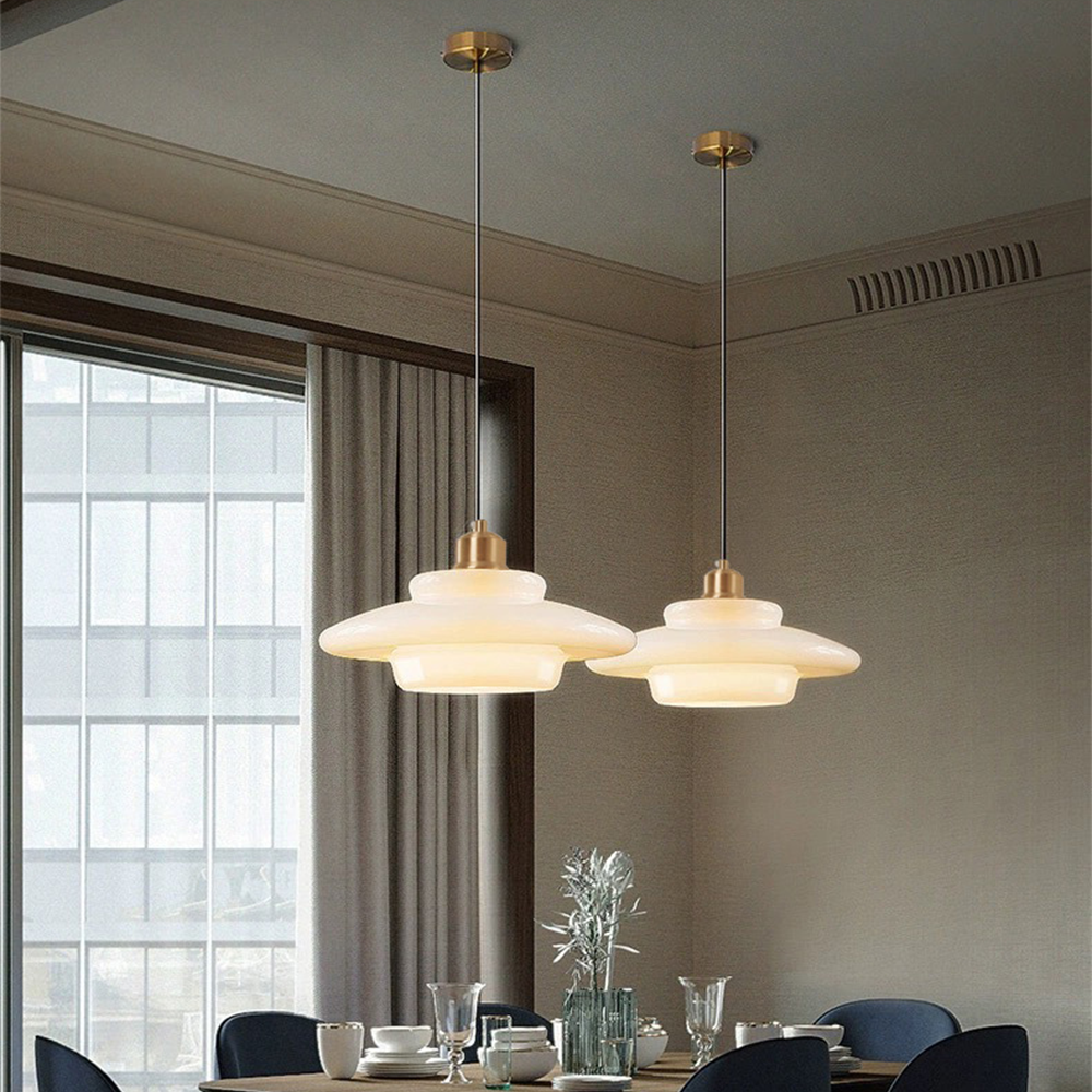 Nordic Minimalist Glass Pendant Light