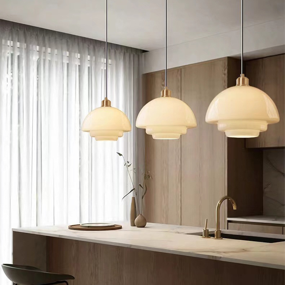 Nordic Minimalist Glass Pendant Light