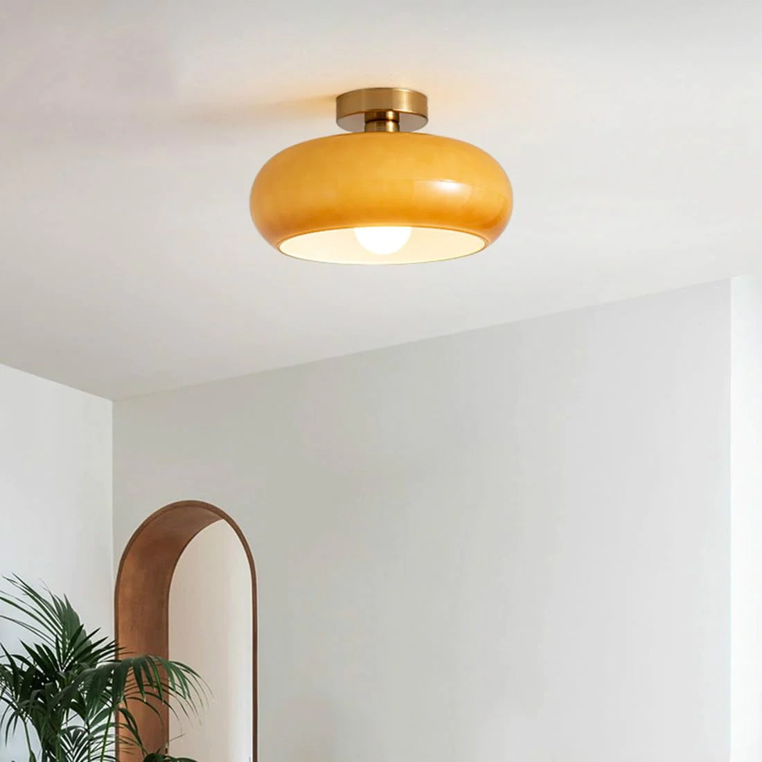 Vintage Round Glass Ceiling Lights