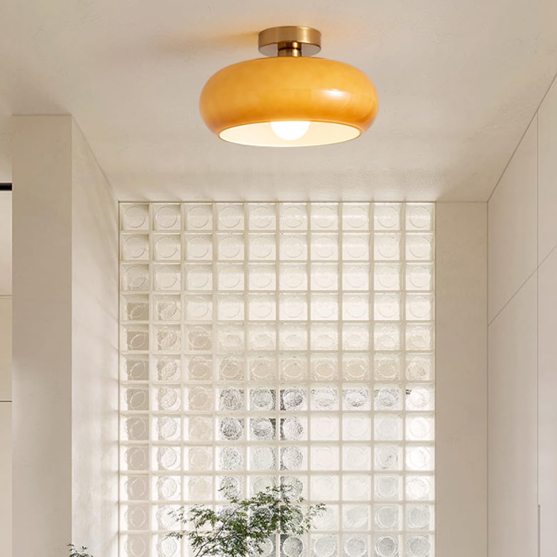 Vintage Round Glass Ceiling Lights