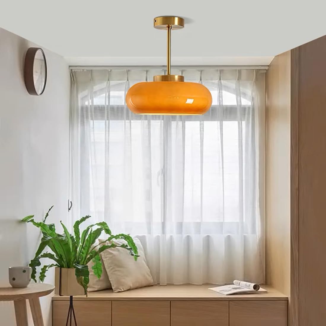Vintage Round Glass Ceiling Lights