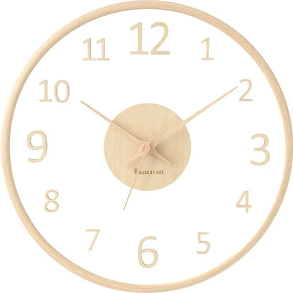 Claritytime | wall clock made of transparent glass