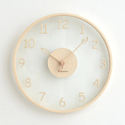 Claritytime | wall clock made of transparent glass