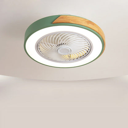 Modern Wood Ceiling Fans With LED Lights