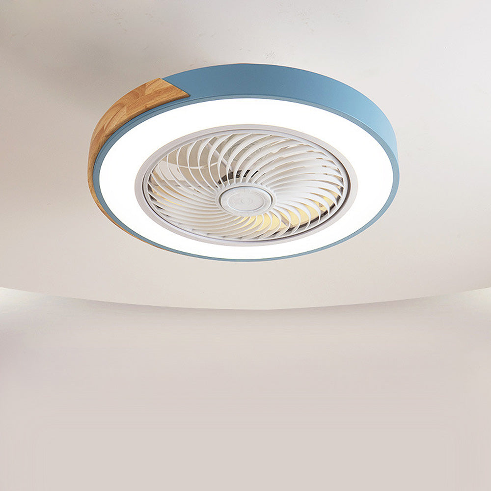 Modern Wood Ceiling Fans With LED Lights