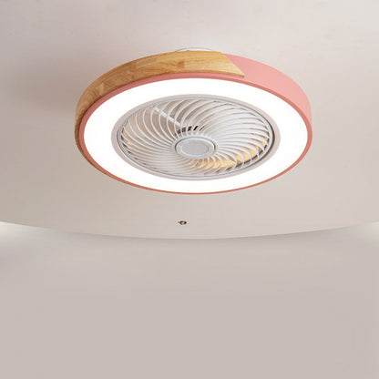 Modern Wood Ceiling Fans With LED Lights