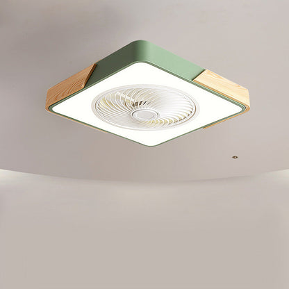 Modern Wood Ceiling Fans With LED Lights