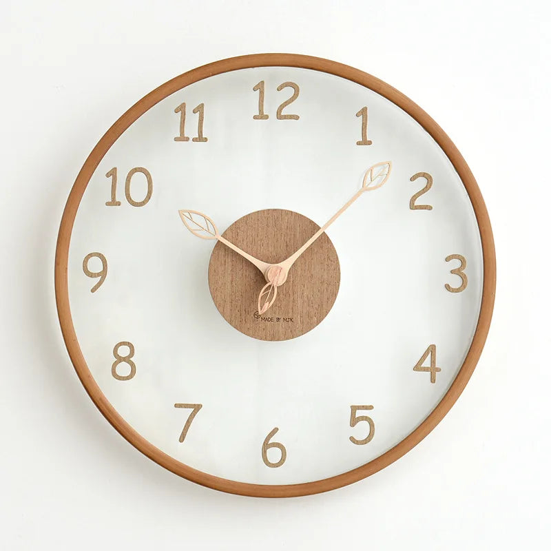 Claritytime | wall clock made of transparent glass