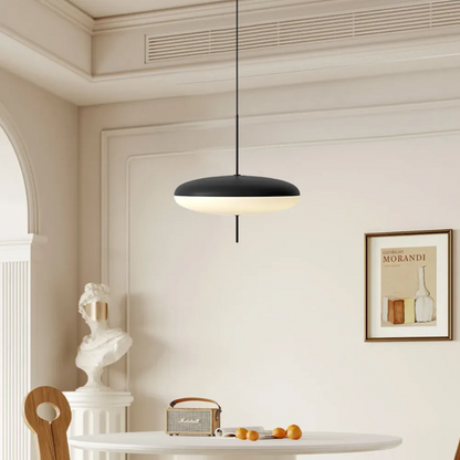 Danish designer acrylic pendant light nordic modern milk white chandelier