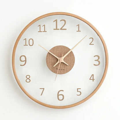 Claritytime | wall clock made of transparent glass