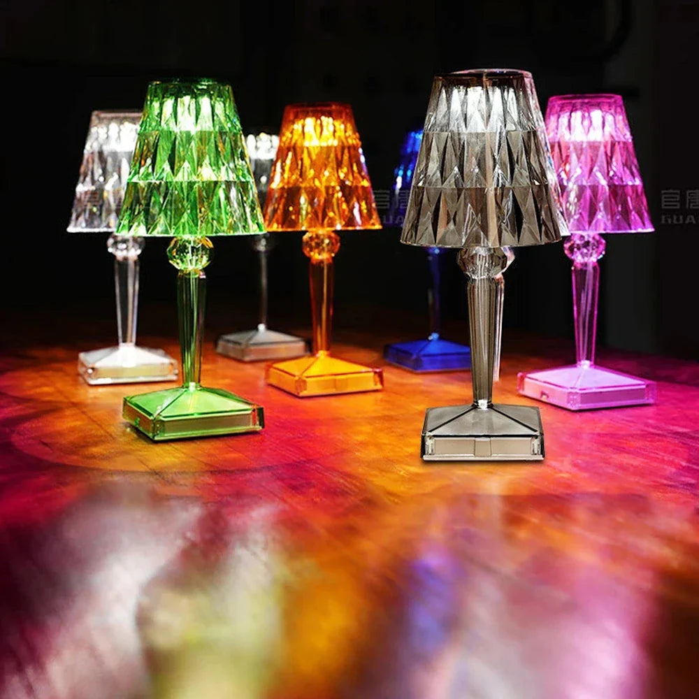 LuminousCrystal - Acrylic Crystal Art Table Lamp