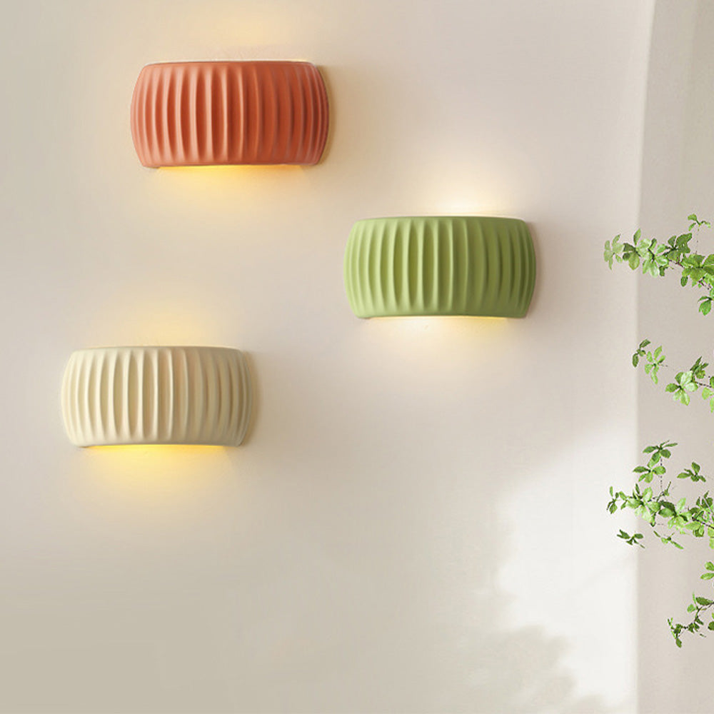 Macaroon Cream Color Simple Indoor Wall Light