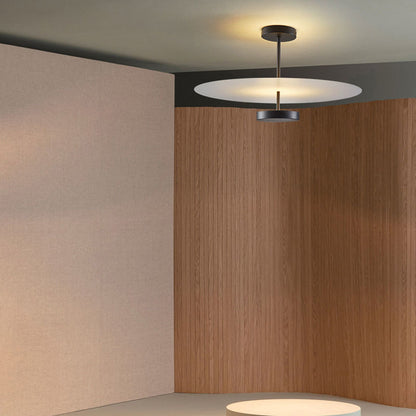 Minimalist round pendant light