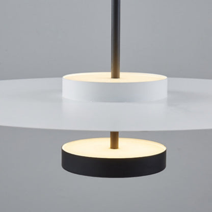 Minimalist round pendant light