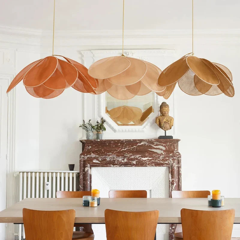 Petal pendant light