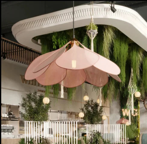 Petal pendant light