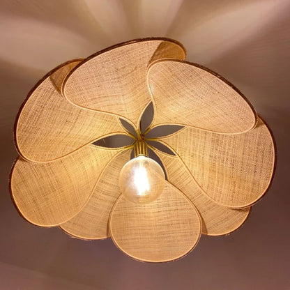 Petal pendant light