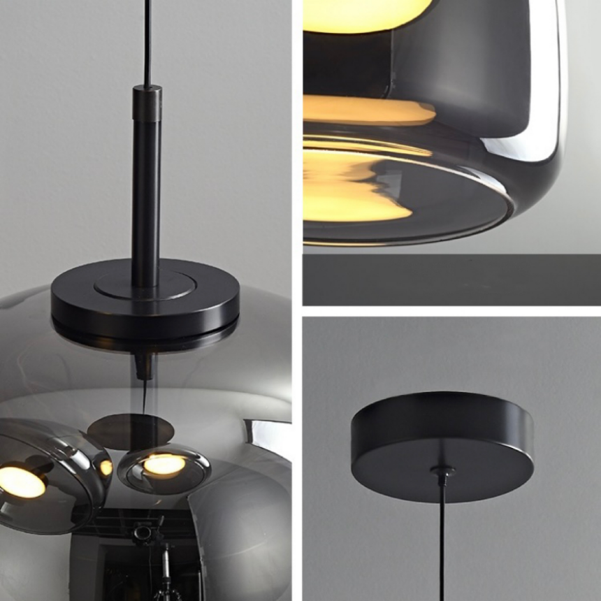 Modern glass pendant lights