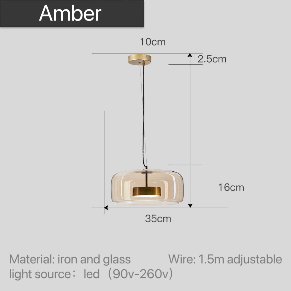 Modern glass pendant lights