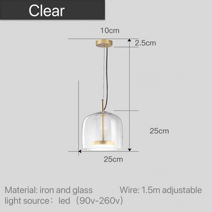 Modern glass pendant lights