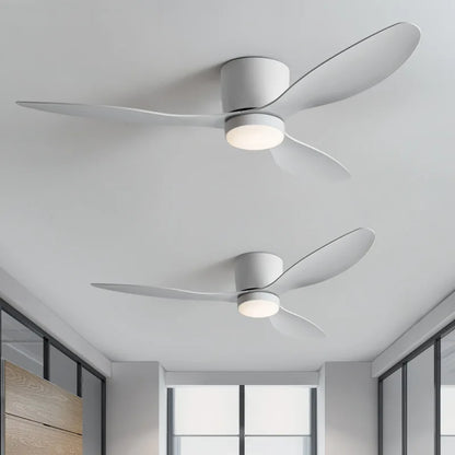 Nordic led ceiling fan lamp