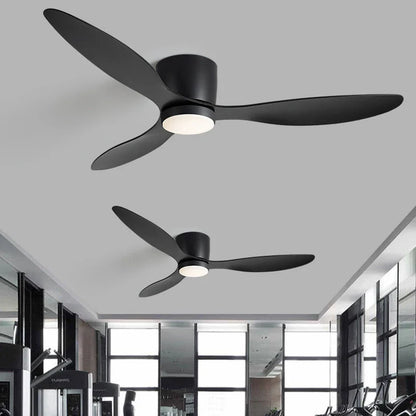 Nordic led ceiling fan lamp