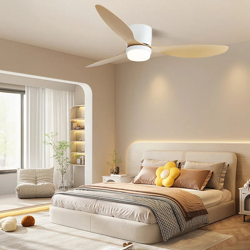 Nordic led ceiling fan lamp