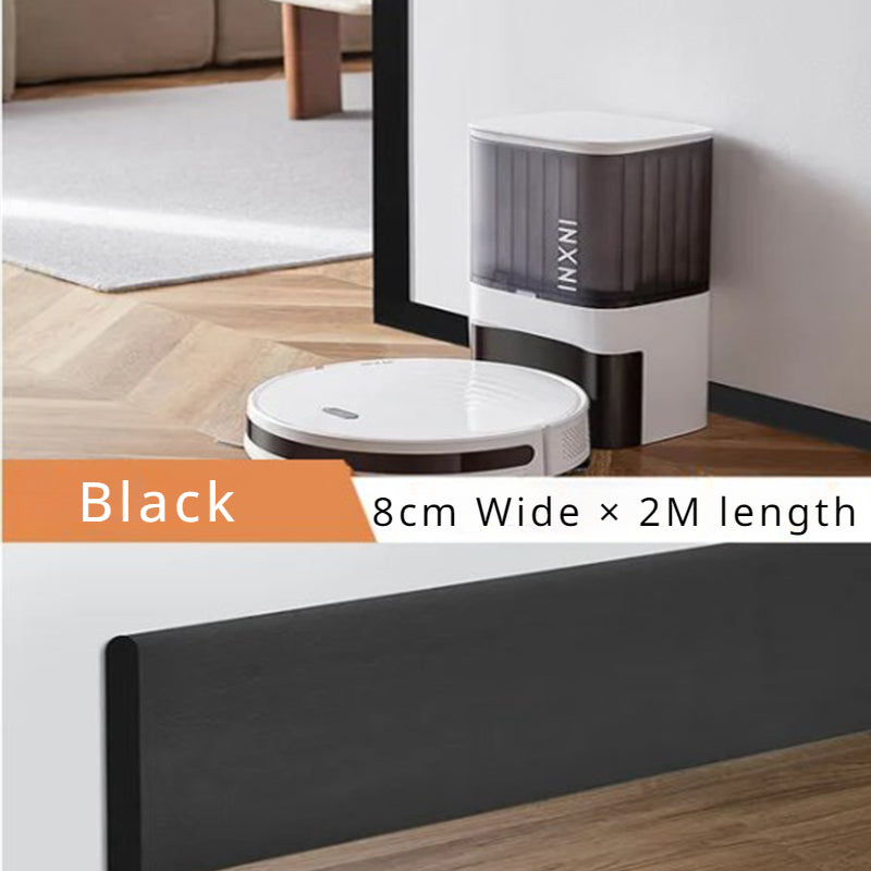 Waterproof housing self-adhesive skirting board