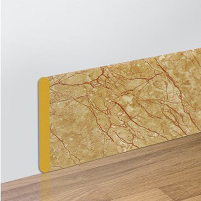 Waterproof housing self-adhesive skirting board