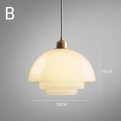 Nordic Minimalist Glass Pendant Light