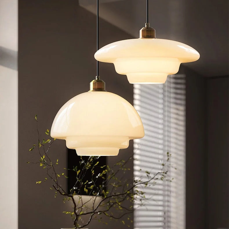 Nordic Minimalist Glass Pendant Light