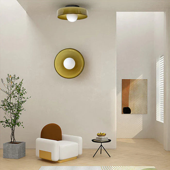 Modern Round Flush Mount Kitchen Ceiling Light