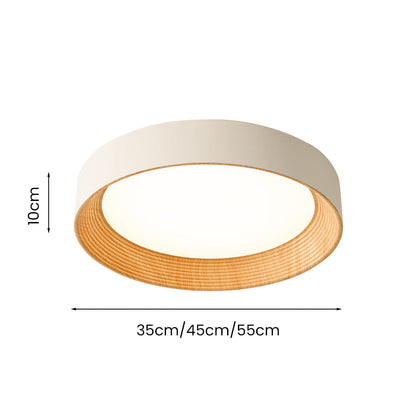 Modern Metal Flat Panel LED Ceiling Light