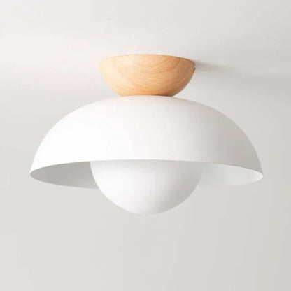 Modern Minimalist Semi-Flush Mount Ceiling Light