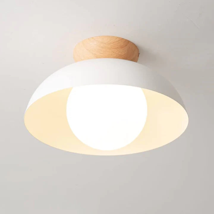 Modern Minimalist Semi-Flush Mount Ceiling Light